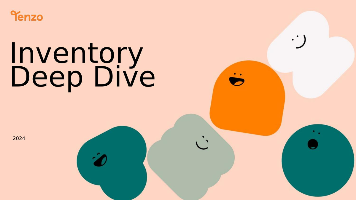 Tenzo Inventory Deep Dive — PDF cover